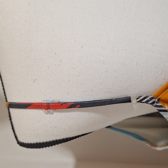 Soho Chick Colorblock Adjustable Spaghetti Strap Shark Bite Hem Tunic Tank Xl - Picture 10 of 16